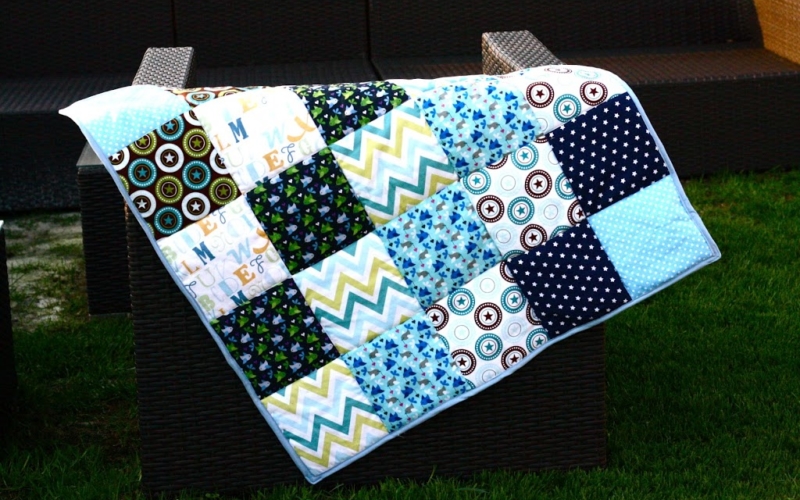 Patchwork-Babydecke