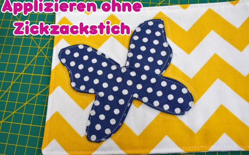 Applizieren ohne Zickzackstich