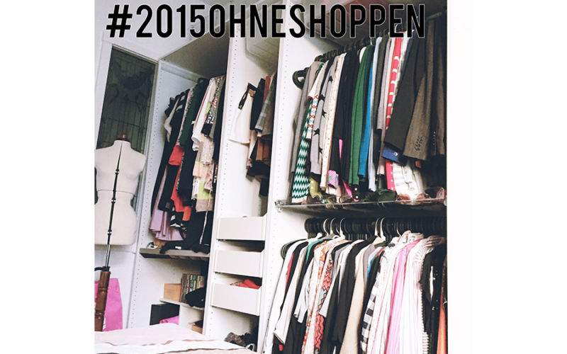 2015 ohne Shopping von Kleidung