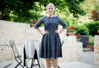 Tutorial: Kleid Laboe aus Spitze und unterfüttert